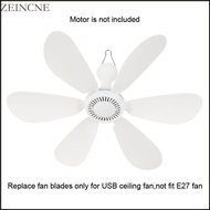 Zein 7 09inch Replacement Fan Leaves For USB Ceiling Fan 22mm Connection width