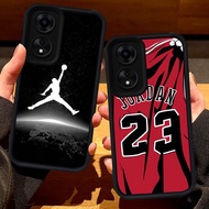 S55 J-jordan logo Casing for OPPO A60 A78 A38 A58 A18 A17 A17K A98 5G black