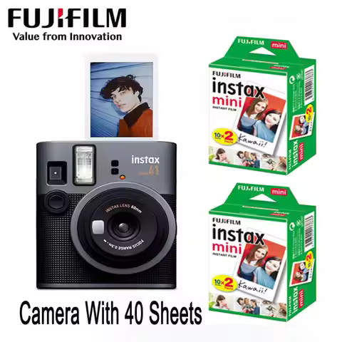 Fujifilm Instax Mini 41 Camera Fujifilm Instax Mini 40 Camera Comes with Optional Fujifilm Instax Mi