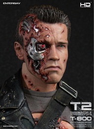 全新 罕有款 1/4 18 inches Enterbay Terminator 18吋高 未來戰士 完美配對 ht hot toys qs002 1/4 骨架