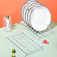 Dish Drying Rack for Kitchen Counter, Dish Drainers Plate Holders Organizer, Metal Dish Drainer Kitc