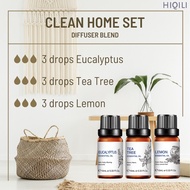 new HiQiLi Clean Home Set Diffuser Blend Essential Oil Natural Plant Therapy Aromatherapy Humidifier Fragrance Oil