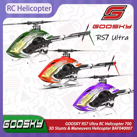 GOOSKY RS7 Ultra RC Helicopter 700 Professional 3D Stunts & Maneuvers Brushelss Helicopter BAF040007