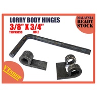 VTSHOP6889 LORRY HINGES / LORRY WELDING BODY METAL / LORI ENGSEL LOCK( 3/4" HOLE )
