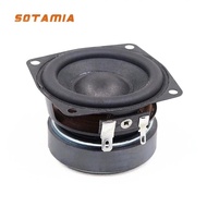 SOTAMIA 2Pcs 2.5 Inch Subwoofer Audio Speaker 4 Ohm 15W Hifi Low Frequency Speaker 4R 15W Sound Musi