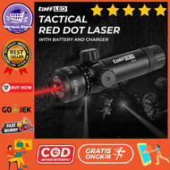 TaffLED Tactical Red Dot Laser Gun Scope with Baterry and Charger - JG-2 Kekeran Senapan / Keker / T