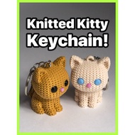 3D knitted cat hanger