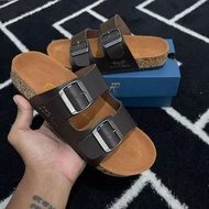 SANDAL WELLPLANS CASUAL FORMAL TERLARIS/SANDAL BROWN SIZE 36-43