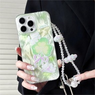 Cute Rabbit Cartoon Case With Cloud Chain For Iphone 17 Air 16 7/8Plus 15 14 12 13 11 PRO XS XR MAX 