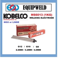 KOBELCO MS6013 WELDING ELECTRODE (1KG)  (G12 2.6MM G10 3.2MM G8 4.0MM) MOX LINDE
