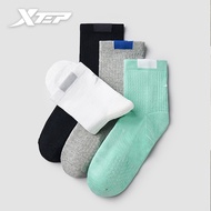 XTEP Men Socks Terry Comfortable Warm Sports 2 Pairs