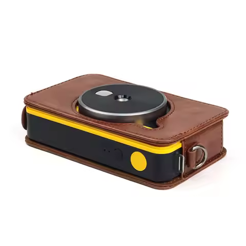 With Shoulder Strap Leather Bag For Kodak Mini Shot 2 Retro Instant Camera & Photo Printer Accessori