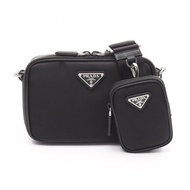 PRADA Brique 單肩斜背包 2VH0702DMHF0002 尼龍 Saffiano 皮革 全新