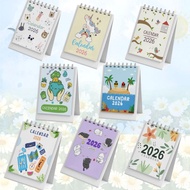 Desk Calendar 2026 and 2027 - Aesthetic Desk Calendar 2026 and 2027 - Mini Calendar 2026 and 2027 by