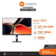 Xiaomi 4K Monitor A27Ui 4K UHD 60 Hz | 27-inch IPS Hard Screen | Global Version Versatile USB-C Port