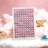 Stiker Huruf Deco Alphabet  Untuk Diary Aesthetic Sticker Dekorasi Jurnal Scrapbook Stiker Alat Tuli
