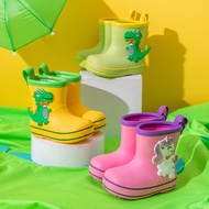KY/💯Baby Girl Rain Shoes Toddler Rain Boots Cover Children Rubber Shoes Waterproof Girl Shoe Cover Children's Rain Boots