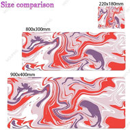 【flowerlove shop】 Strata Liquid Blue Gaming Mouse Pad Gamer Speed Company Large Desk Mat Computer W