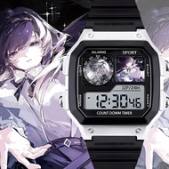 Cartoon Cartoon Children's Watch Alarm Clock Calculator Tomorrow's Ark Prisces Pain Watch Student Sp