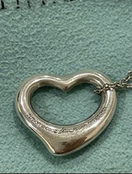 Tiffany&amp;co open heart 925純銀項鍊