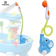 [SONONIA] Baby Bath Shower Head Elephant Water Sprayer Yard Sink Bathroom Bathtub Toy