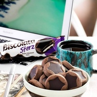 Biscolata Starz Dark Bitter Chocolate Coated Biscuit with Milk Cream and Crunchy88g 1pc/ 3pcs/ 6pcs