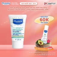 Kem dưỡng da toàn thân cho da chàm thể tạng Mustela STELATOPIA+ LIPID-REPLENIISHING 20ML