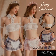 Sexy Maid Costume Cosplay Sexy Lingerie Baju Uniform Seksi Perempuan MS788