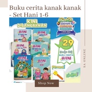 Buku cerita kanak kanak Set Buku Cerita Hani 1 hinnga 6 Buku kanak kanak
