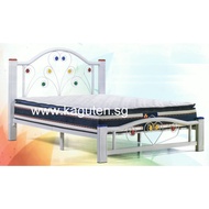 [ KAGUTEN ] Queen / King Metal Bed Frame, White Metal Bed , Queen metal bed , FREE DELIVERY AND INSTALLATION