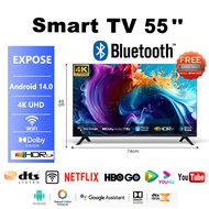 EXPOSE Smart TV 85 inch 4K TV flat screen smart tv Smart TV 75 inch android TV 65 inch Google TV Dig