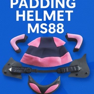 📦 PADDING HELMET MS88 SGV NS88 (REPLACEMENT SET) – READY STOCK MALAYSIA 🇲🇾