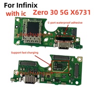 Suitable for Infinix Zero 30 4G 5G X6731 X6731BUSB charging board port interface rear socket connect