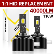 roadsun D1S Led Headlight 110W D2S D4S D5S D3S LED Canbus Auto Bulbs 1:1 Xenon Car Light D1R D4R D2R