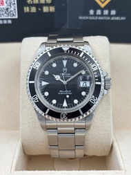 二手 USED  TUDOR 帝舵 SUBMARINER 79090 黑色 OPEN DAY 保養證