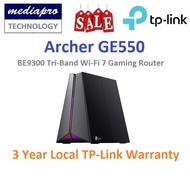TP-Link Archer GE550 BE9300 Tri-Band Wi-Fi 7 Gaming Router with dual 5Gbps & 3 x 2.5Gbps ports , Eas