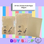 CP A4 / A3 Size Brown Kraft Paper for Printing and Craft
