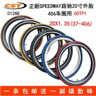 CST Zhengxin 20 * 1.35 Bicycle Tire 67cm 406 Rim Folding Tire Small Tire Tire