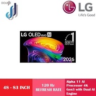 LG 48/55/65/77/83" C6 Series OLED evo 4K UHD HDR10 AI 2026 Smart TV