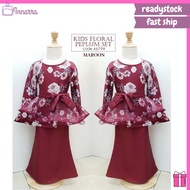 [CHIC] Baju Kurung Lace Kembang Kanak-Kanak Set Ibu Anak