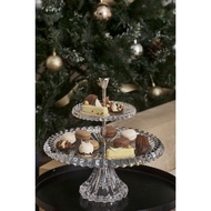 Đĩa 2 tầng Crown Jewel Rogaska