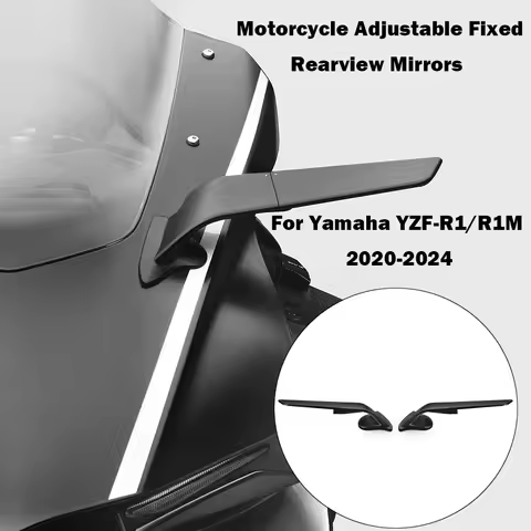 Motorcycle Stealth Mirrors for YAMAHA YZF-R1 YZF-R1M Accessories Adjustable Rear Mirror YZF R1 YZF R