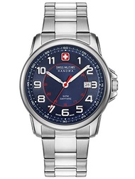 Swiss Military Hanowa Herren-Uhren Analog Quarz 32011593, Blue, Standard Size, Bracelet