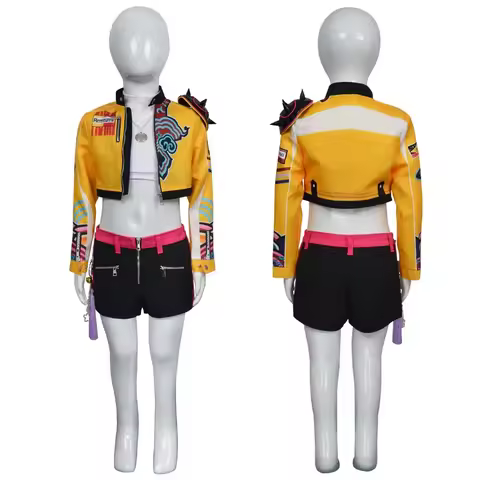 2025 Halloween démons Rumi Zoey Mira Cosplay enfants enfant Costume Huntrix groupe idole Roleplay te