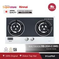Rinnai Kompor Tanam 2 Tungku Grande - RB2GH MB | RB-2GH (MB) | RB-2GH-C (MB)
