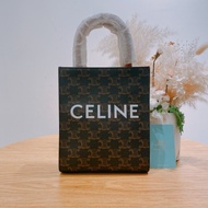 Celine Triomphe Mini Vertical Cabas凱旋門Logo手拎/斜揹包