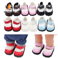 YRBWBW Mini Shoes, Lace 20cm Doll Shoes, Mini Replacement Leather Adhesive Shoes Cotton Doll