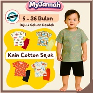 (6-36M) Playset Boy Baju Budak Kanak-Kanak Lelaki Murah SDM Baby Kids Children Clothing Clothes