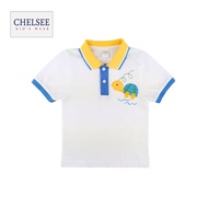 Chelsee เสื้อโปโล เด็กผู้ชาย แขนสั้น รุ่น 128077 ลายเต่า อายุ 1.5-10 ปี ผ้า 100%Cotton เสื้อผ้าเด็กโ