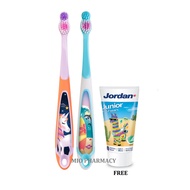 JORDAN STEP 3 TOOTHBRUSH 6-9 (SOFT) 2'S FREE TOOTHPASTE 20G